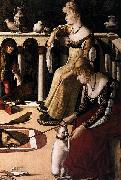 Vittore Carpaccio Two Venetian Ladies oil painting reproduction
